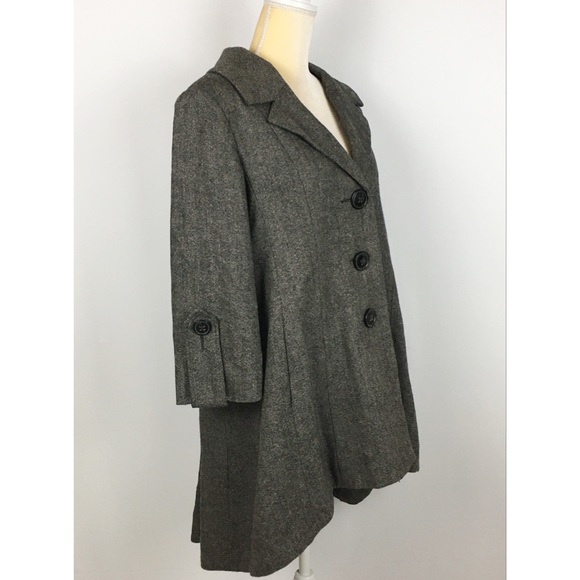 Cabi Style 169 Shakespeare Wool Tweed Swing Coat - Picture 5 of 14